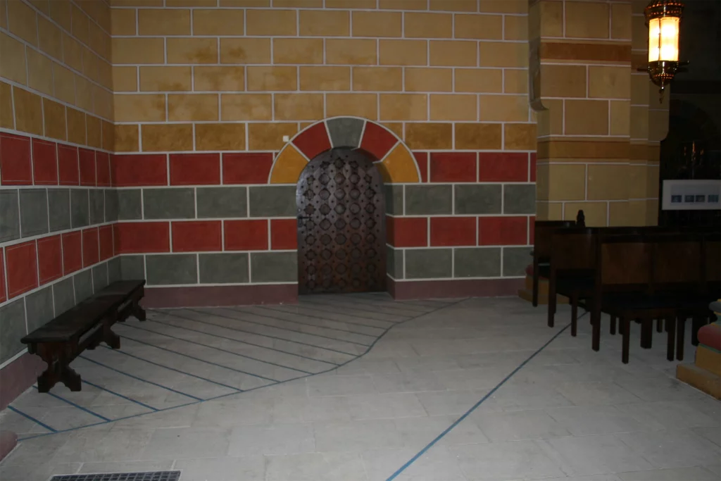 Nora Mertes, cooperations, Maps, water is always marked in blue