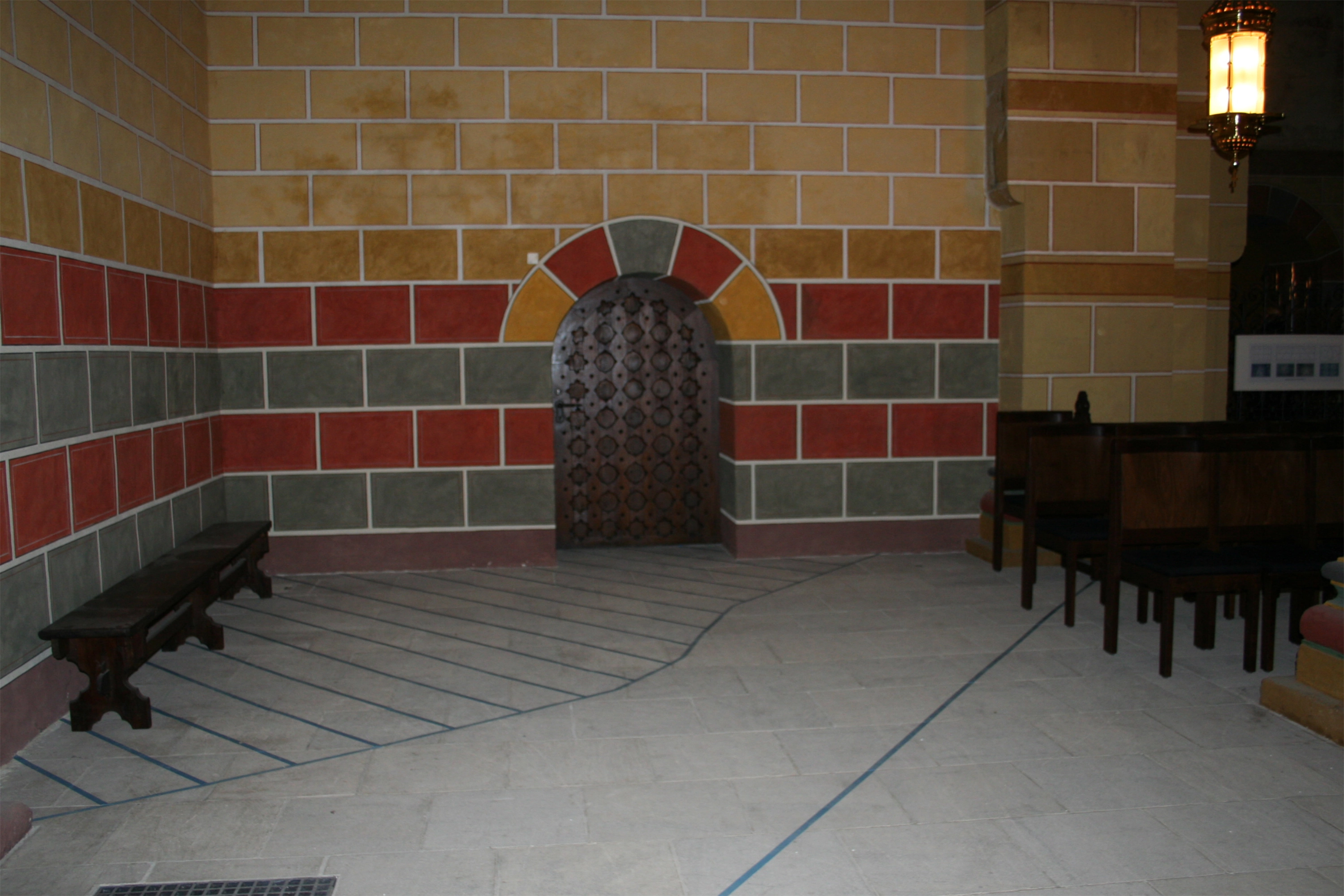 In Karten ist Wasser immer blau markiert