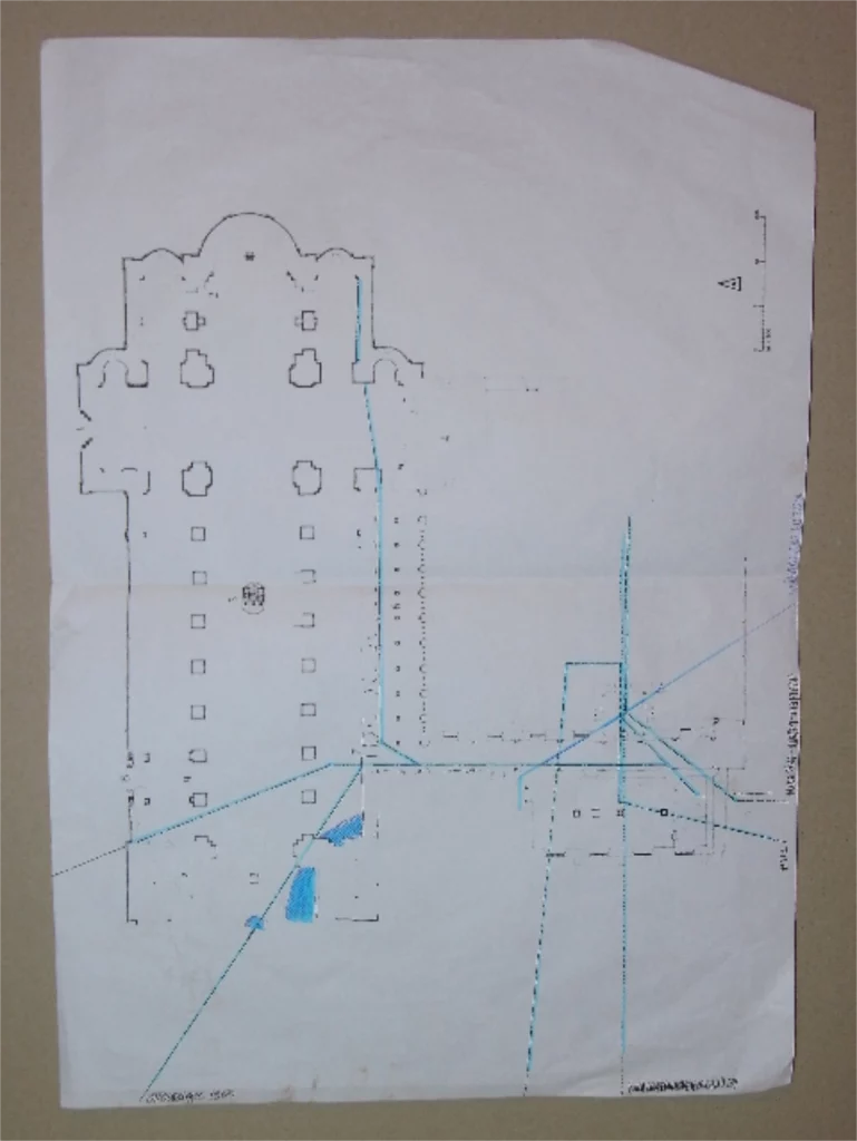 Nora Mertes, cooperations, Maps, water is always marked in blue