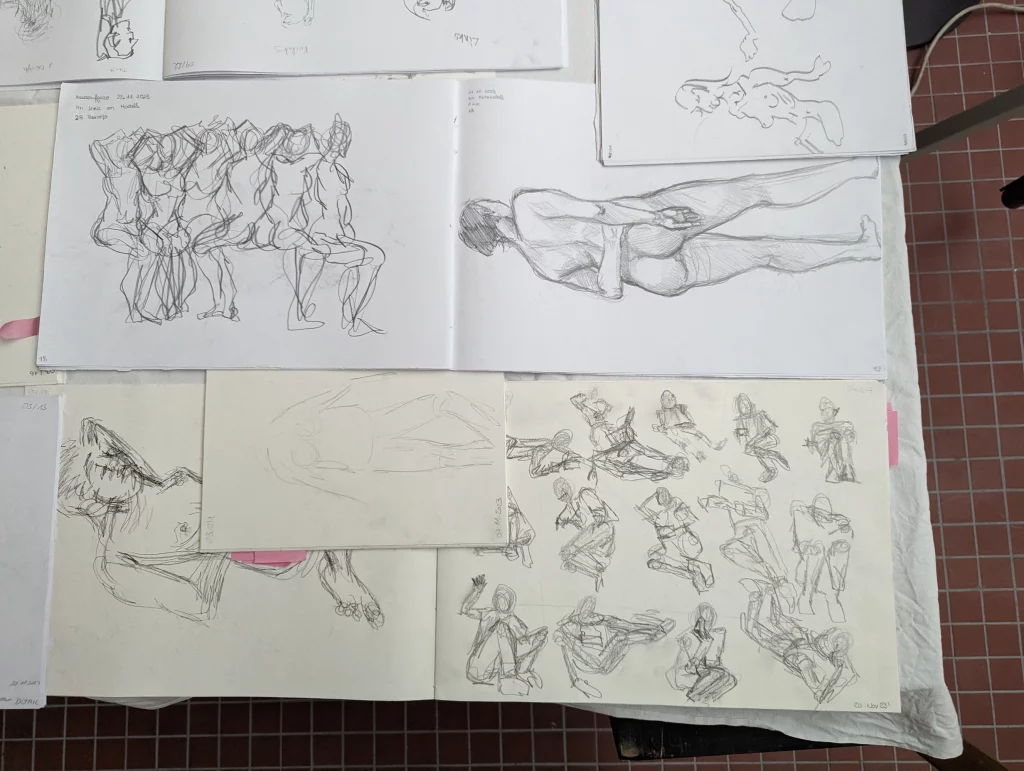 Nora Mertes, teaching, Körper Raum Vermessen