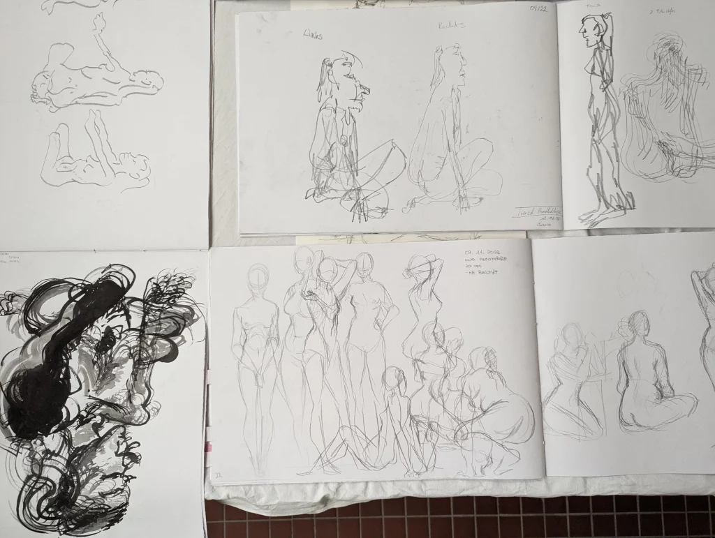 Nora Mertes, teaching, Körper Raum Vermessen