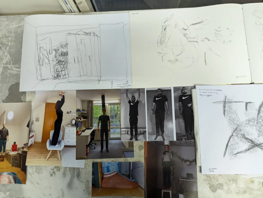 Nora Mertes, teaching, Körper Raum Vermessen