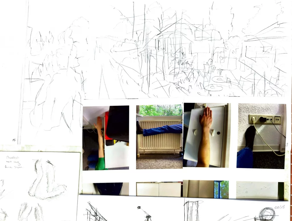 Nora Mertes, teaching, Körper Raum Vermessen